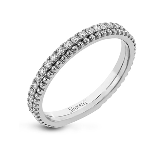 0.33Ct Right Hand Diamond Stackable Ring