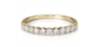 14K YG Anniversary Band