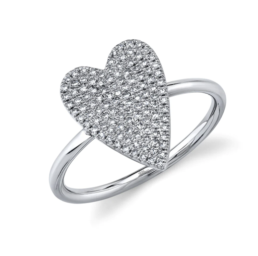[FRNG.00078385] AMOR 0.26 CT DIAMOND PAVE HEART RING - SMAL