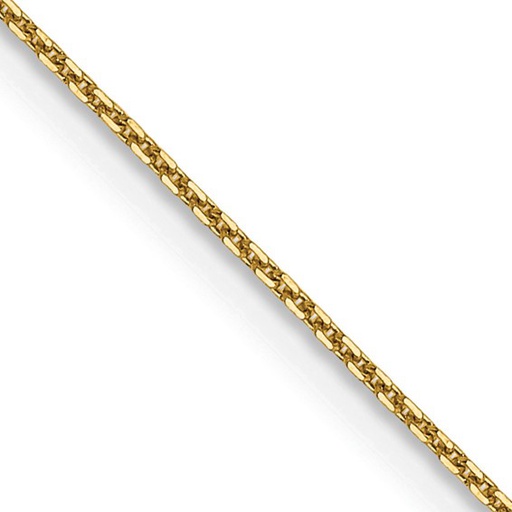 [GNCK.00078510] .8mm Diamond-cut Round Open Link Cable Chain