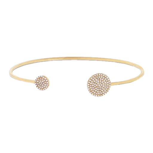[FBRA.00078527] 0.37Ct YG Bangle