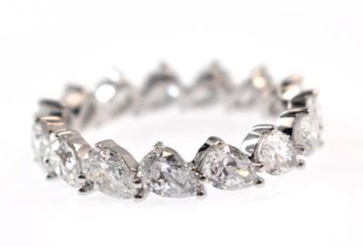 [AERG.00079118] Pear Shape Eternity Band