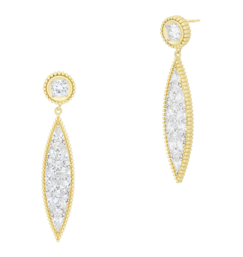 [FEAR.00079868] Petals in Bloom Drop Earrings