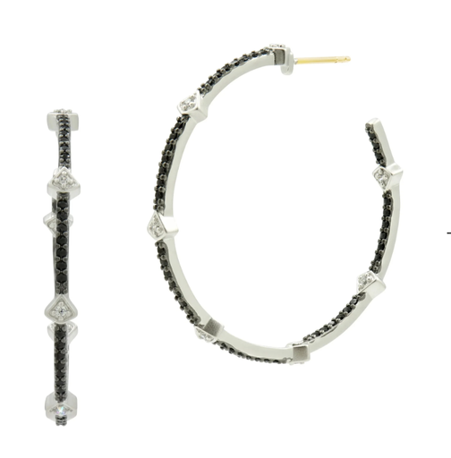 Best Selling Pavé Arrow Hoop Earrings