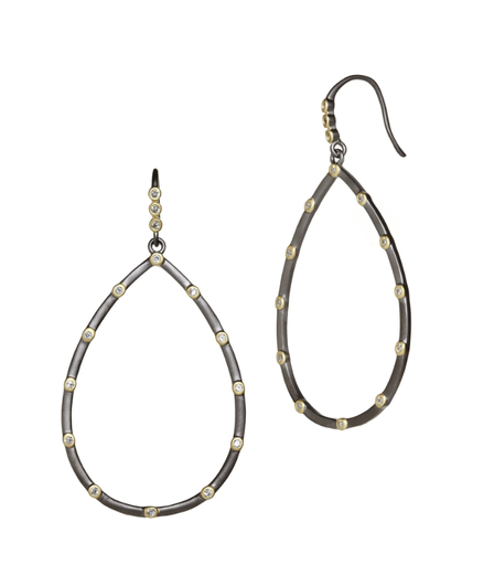 The Best Everyday Bezel Teardrop Earrings