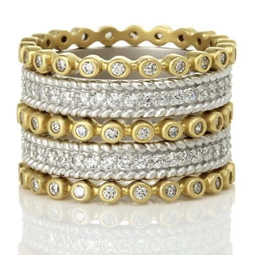 Signature Pavé 5-Stack Ring