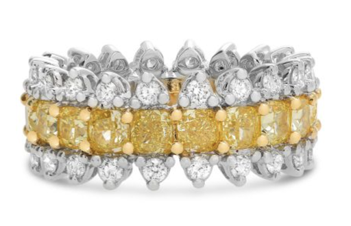 [DRNG.00080301] Two Tone Diamond Eternity Ring