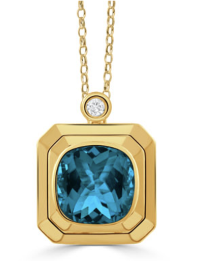 [GJPN.00080392] London Blue Topaz Pendant