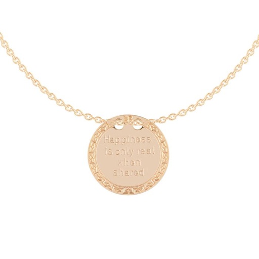 [GNCK.00080464] Happiness Is Only Real When Shared Necklace