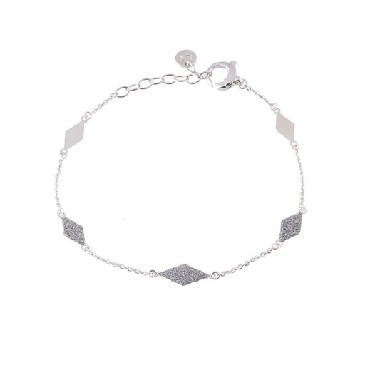 [FBRA.00080468] Sterling Silver Plaqued 24Kt WG Bracelet