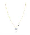 [DNCK.00080690] Dainty Jewish Star Necklace