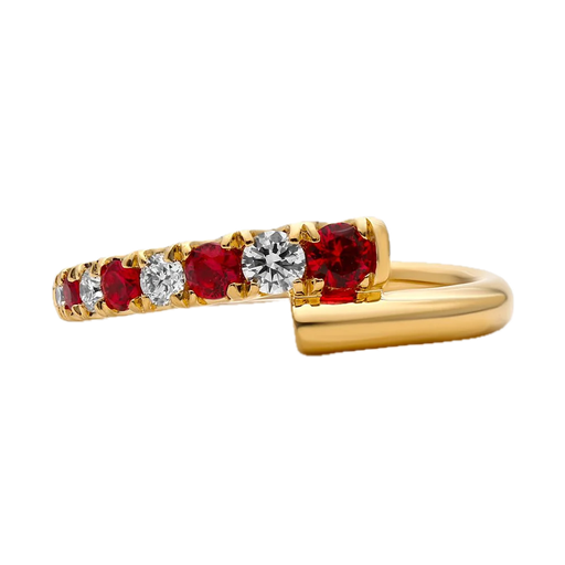[GJRG.00081045] Coil Ruby Ring