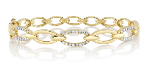 [DBRC.00081067] DIAMOND LINK BANGLE