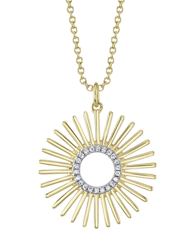 [DNCK.00081112] DIAMOND CIRCLE NECKLACE