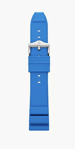 [WPST.00081925] Pro-Diver 20mm Blue Rubber Strap