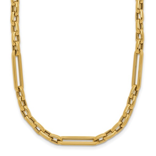 [GNCK.00082887] 14K Polished Fancy Link Necklace