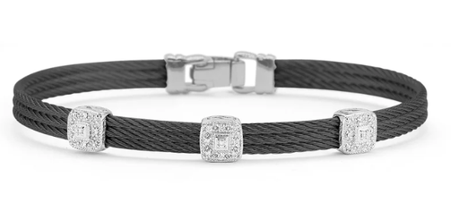 [DBRC.00083968] Triple Square Classic Stackable Bracelet