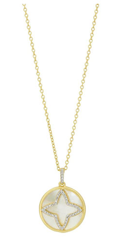 [FNEC.00083986] Coastal Clover Pendant